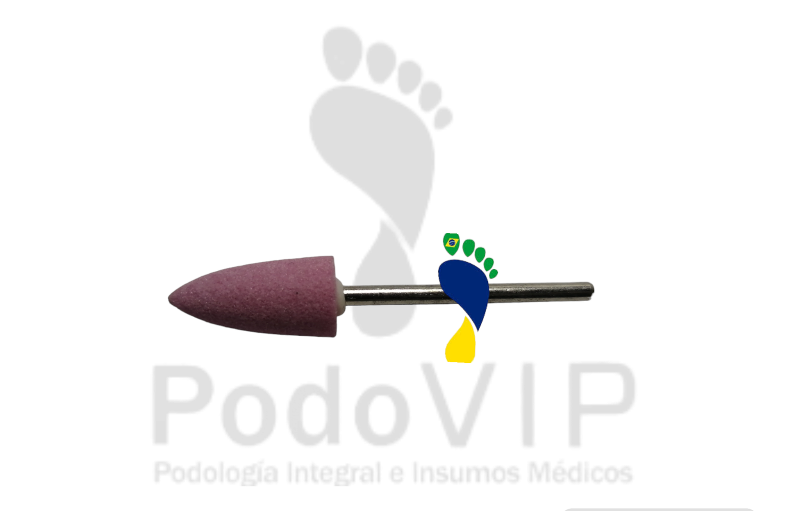 Fresa cono piedra rosada extra grande