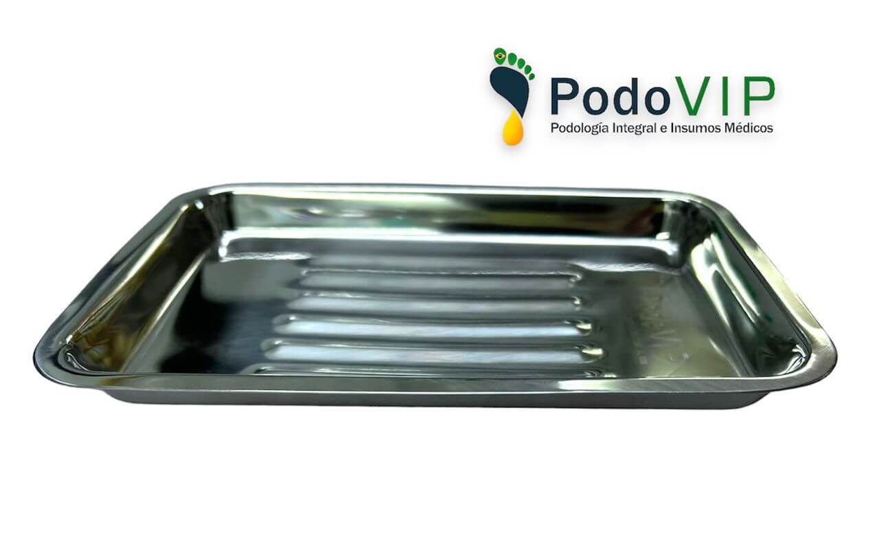 Bandeja Acero Acanalada 11,5 x 16.5 cms