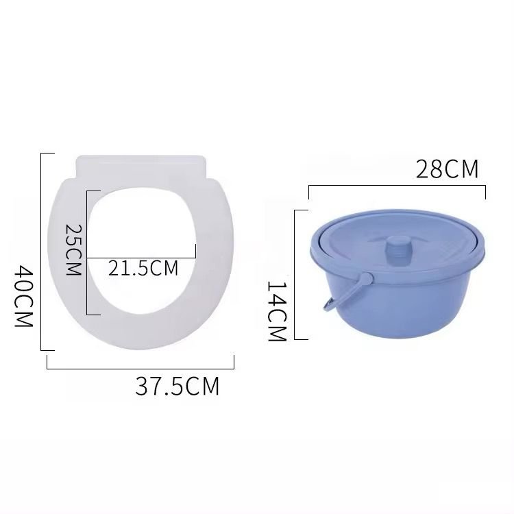 Baño Inodoro W.c Portátil Plegable Silla Ducha Col