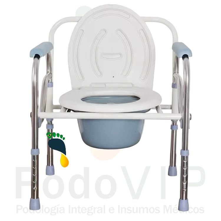Baño Inodoro W.c Portátil Plegable Silla Ducha Col