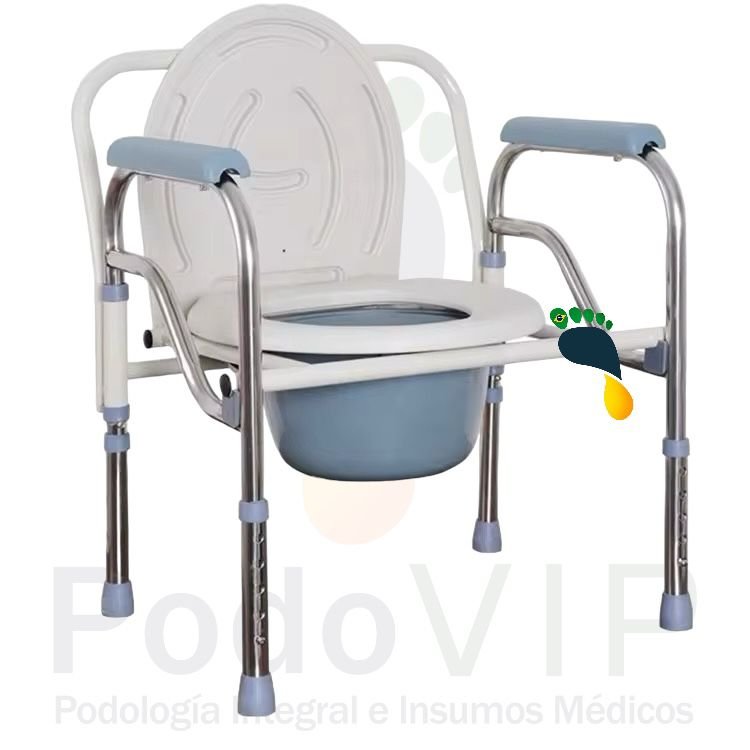 Baño Inodoro W.c Portátil Plegable Silla Ducha Col