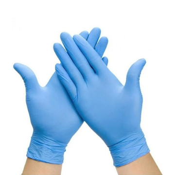 Guantes de Nitrilo Libre de Polvo - M