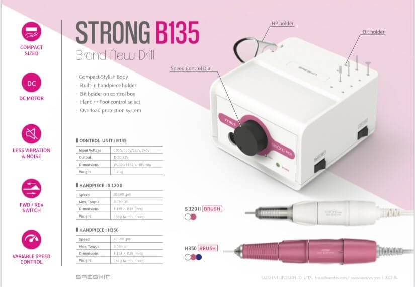 Micromotor Strong B-135/ 105L 40.000RPM