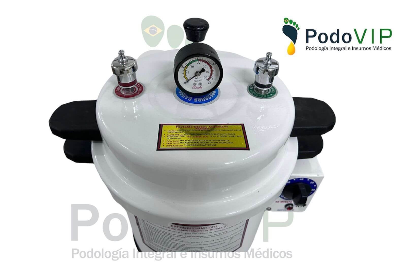 Autoclave Manual Acero Inox - 8 Litros