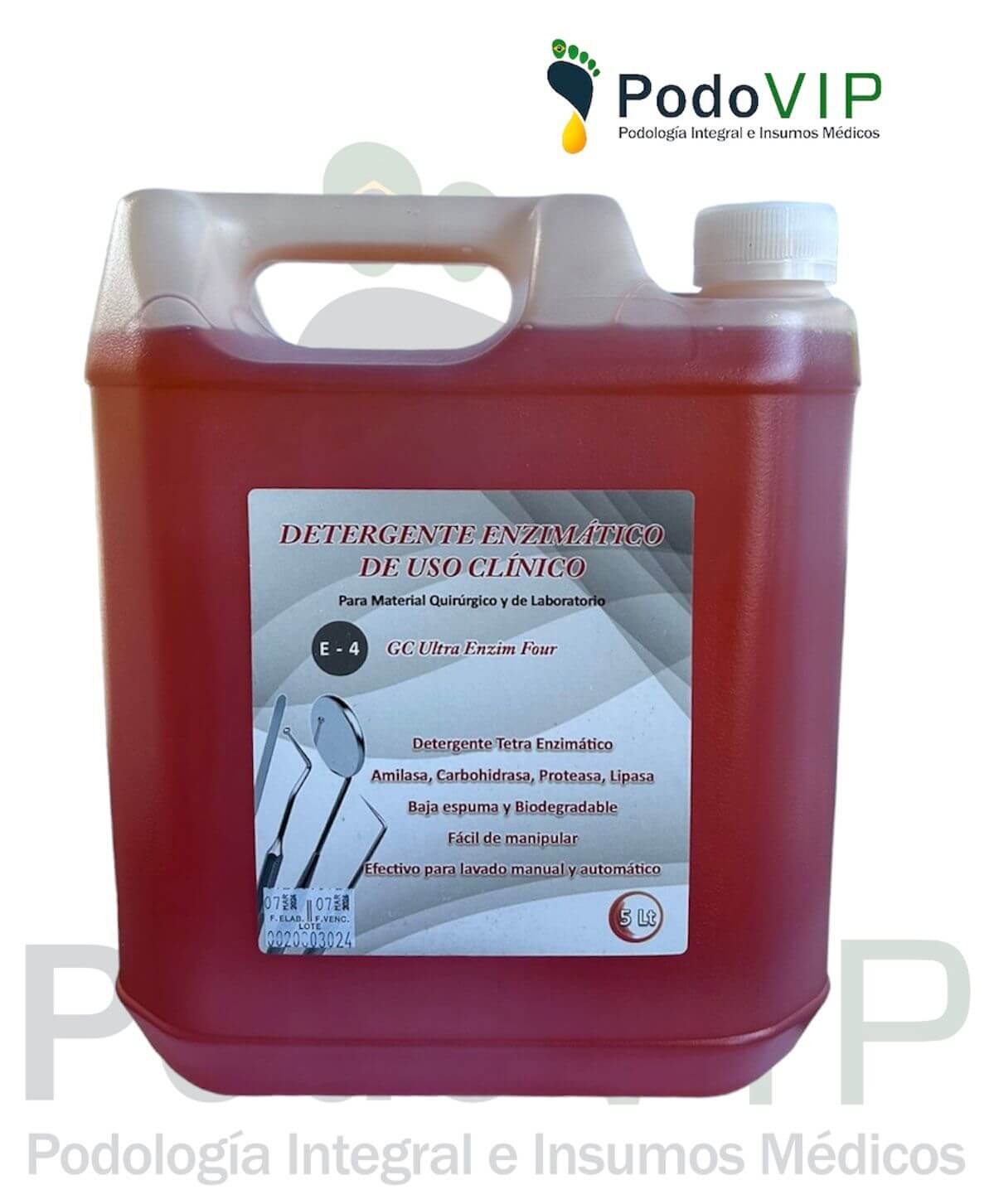 Detergente Enzimático GC-CLEAN litros