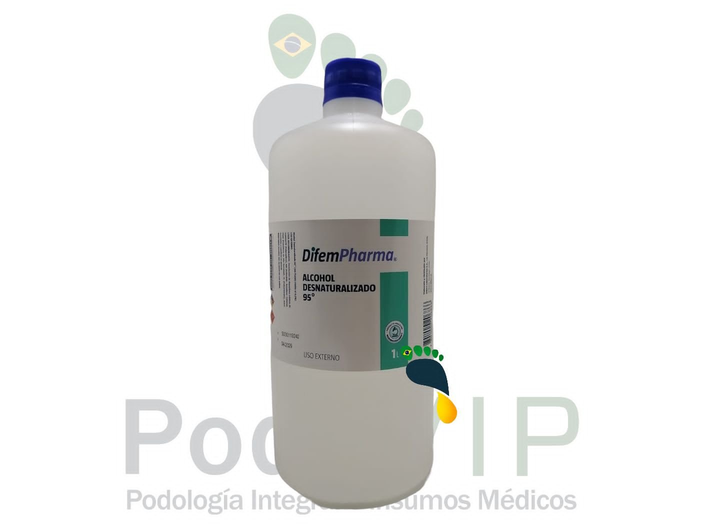 Alcohol Desnaturalizado 1 Litro 95° DifemPharma