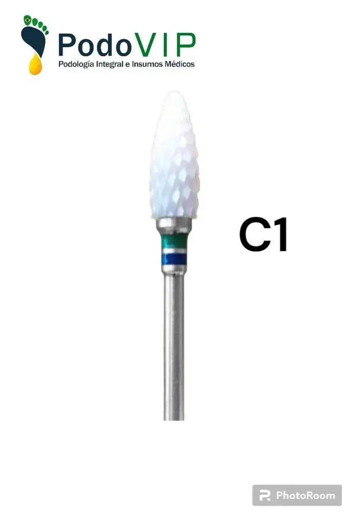 Fresa Pimpollo Azul Ceramica C24