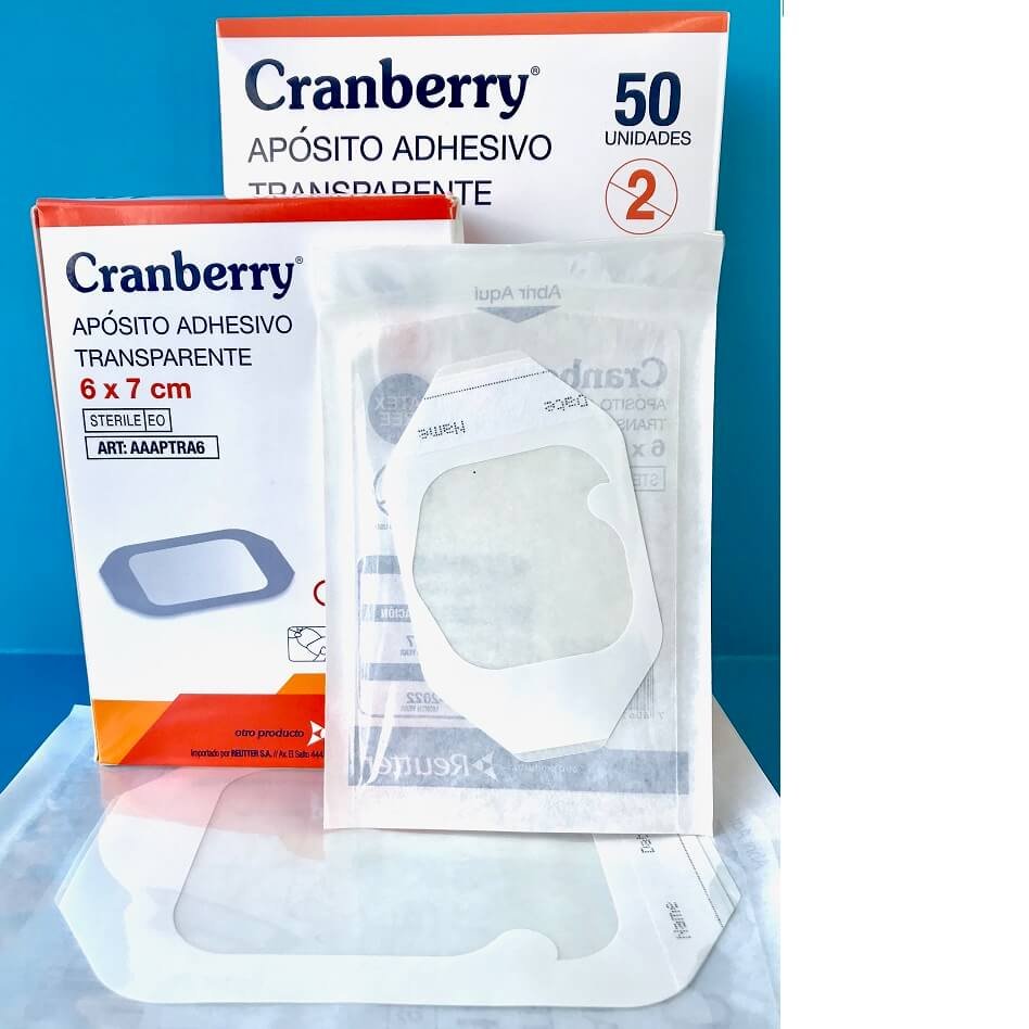 Apósito Adhesivo transparente Cramberry unidad