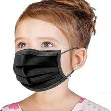 Mascarilla de niños 50u - Negro