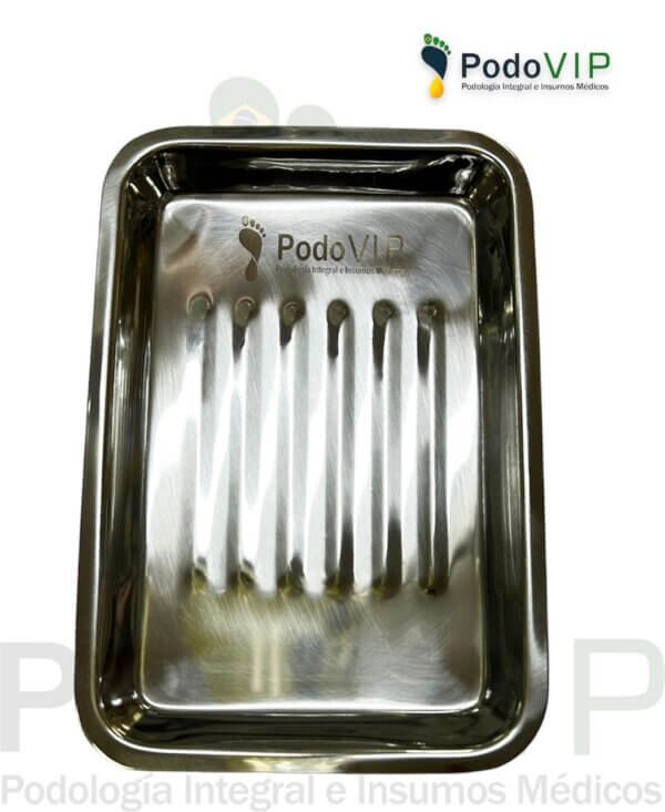 Bandeja Acero Acanalada 11,5 x 16.5 cms