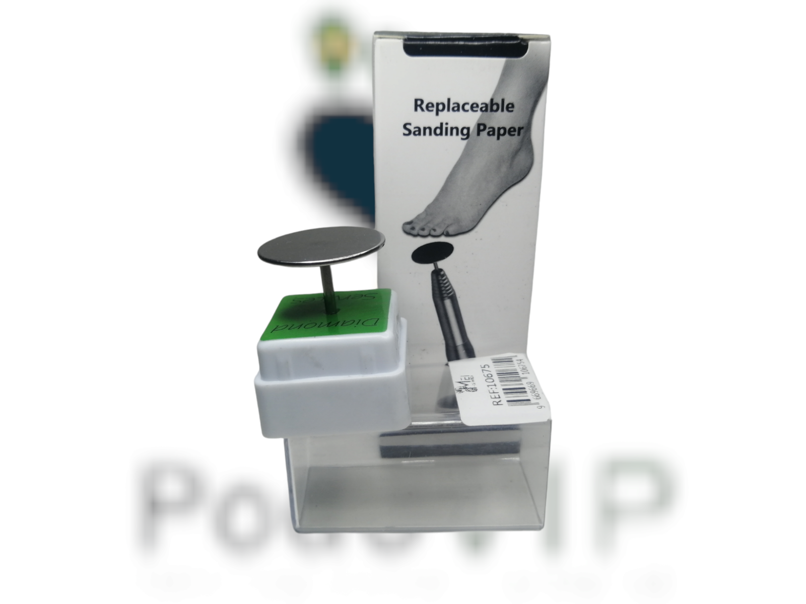 Kit vástago esterilizable con lijas autoadhesivas