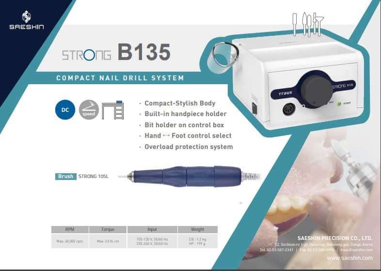 Micromotor Strong B-135/ 105L 40.000RPM