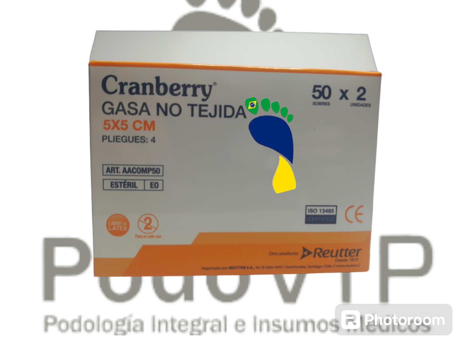 Gasa No Tejida Estéril 5x5 cm