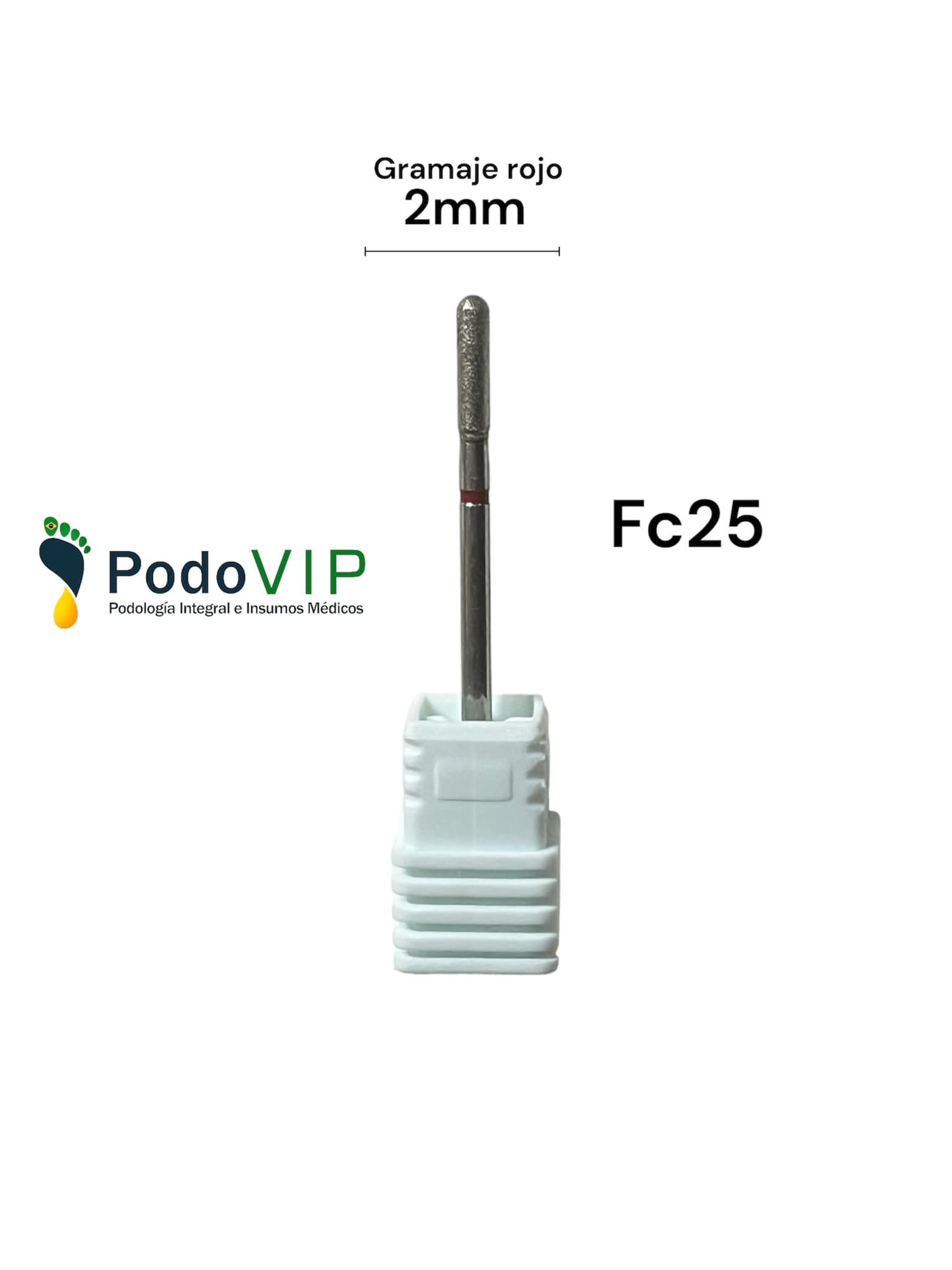Fresa diamantada FC25