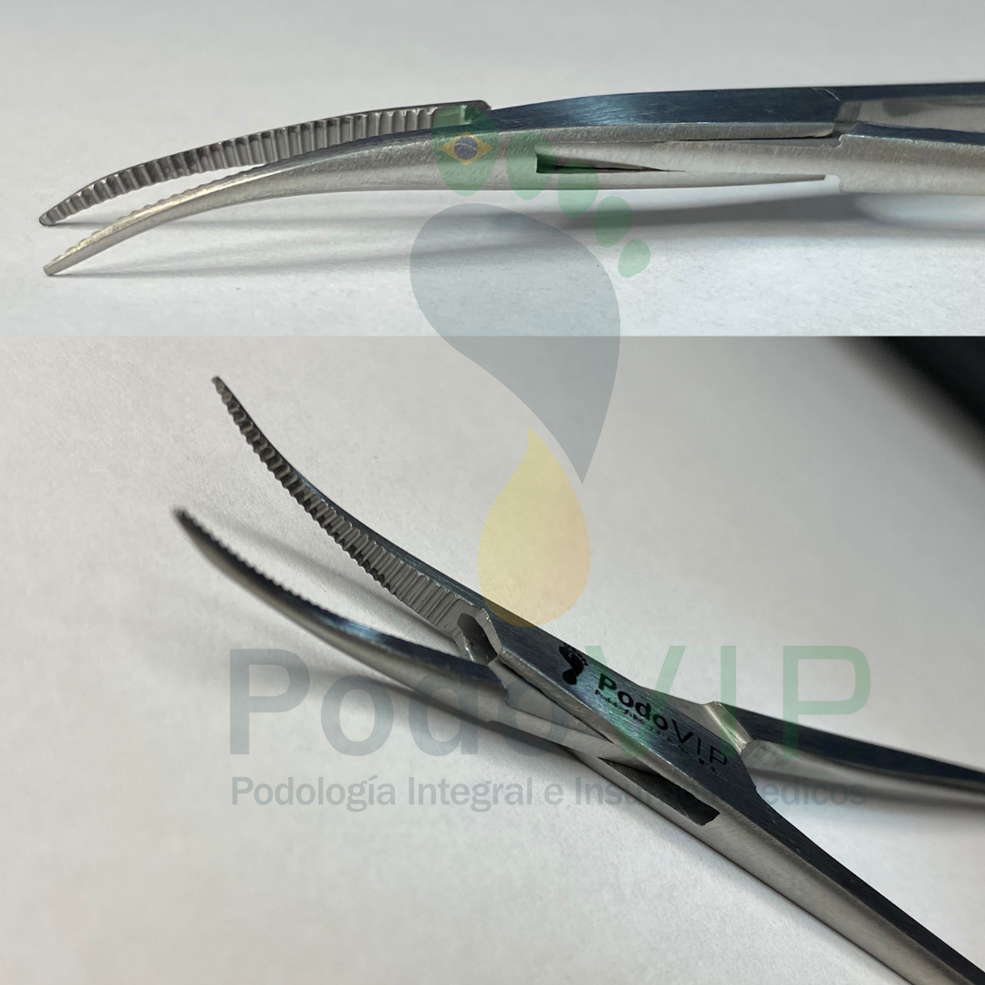 Pinza Micromosquito CURVA Extra Fina