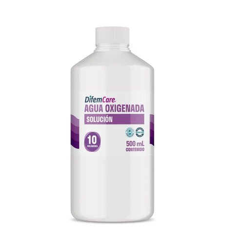 Agua Oxigenada 10 Volúmenes - 500 ML