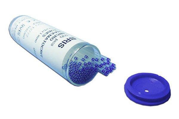 Pipetas de Vidrio 75mm 100u